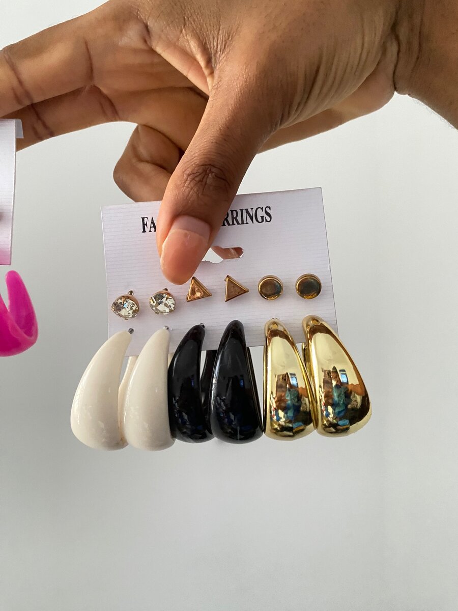 6 in 1 earring set