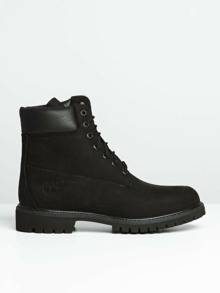 Bottes en cuir noir pour hommes
