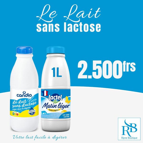 Lait Sans Lactose Léger Digeste