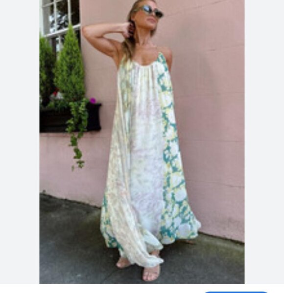 Robe Longue Bohème Évasée