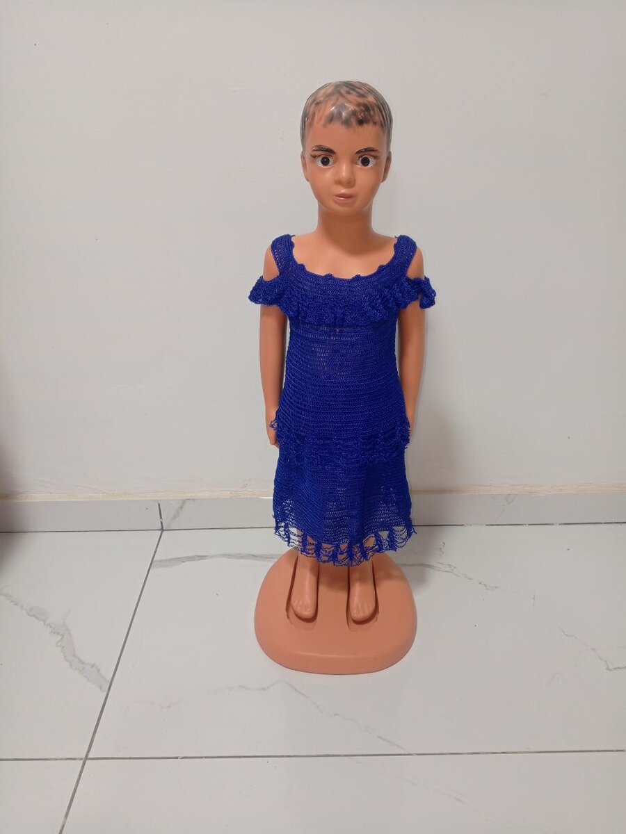 Robe en tricot pour enfant