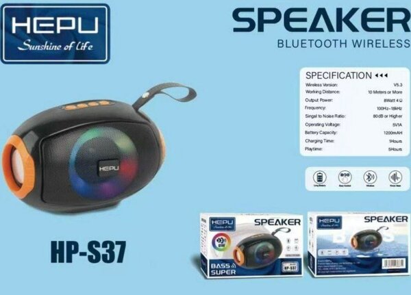 HIFU HP-S37 Haut-Parleur Bluetooth