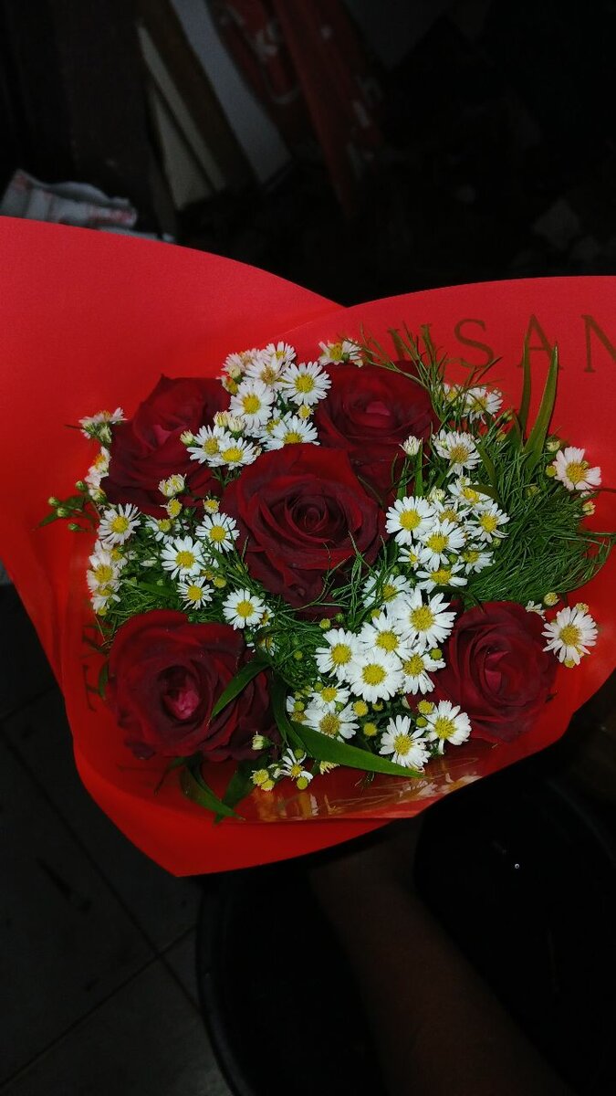 Bouquet de roses rouges