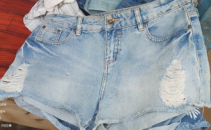 Shorts en jean décontractés