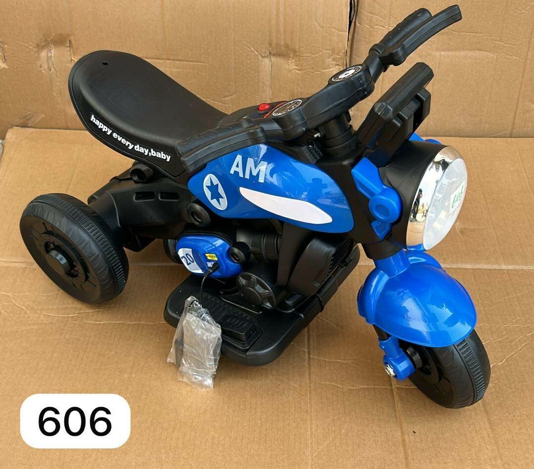 Moto électrique enfants bleue
