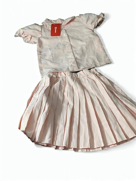 Ensemble chemisier jupe fille
