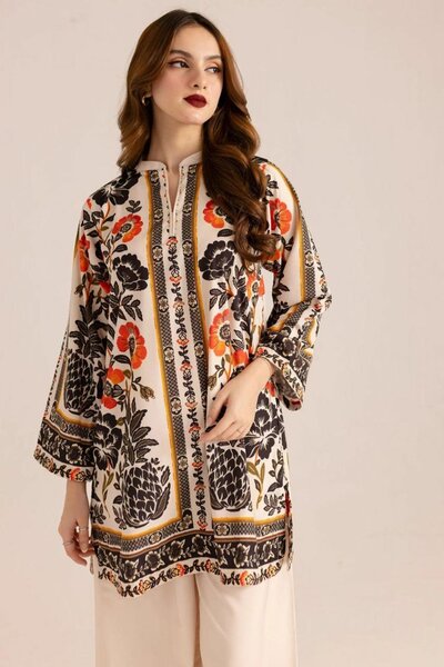 Stunning Printing Women's Stitched shirt and trouser 2 Pcs