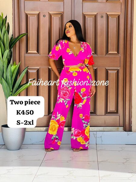 Women's set, long sleeve shirt and pants with floral print S-2xl