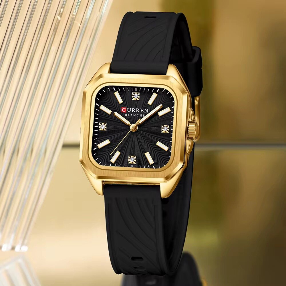 Montre CURREN en Or et Silicone