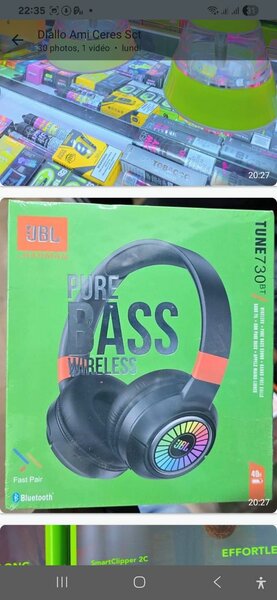Casque Sans Fil JBL Bass