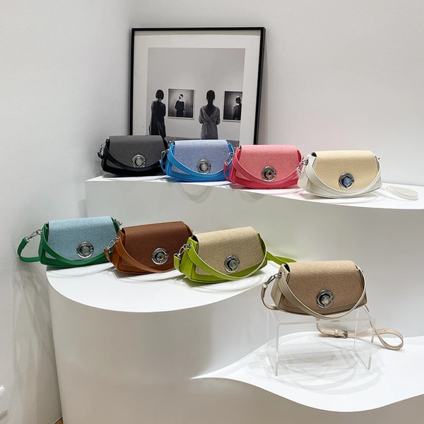 Sac bandoulière élégant multicolore