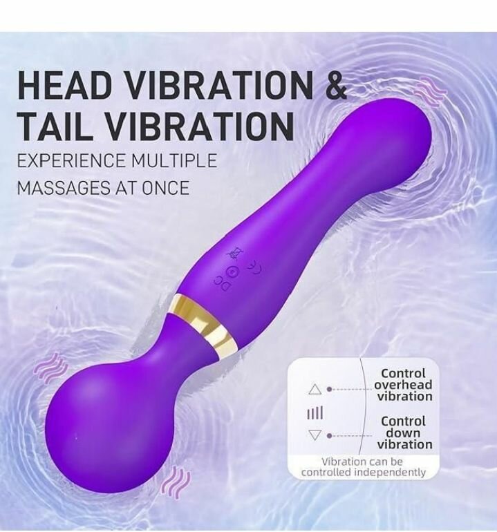 Vibromasseur double vibration