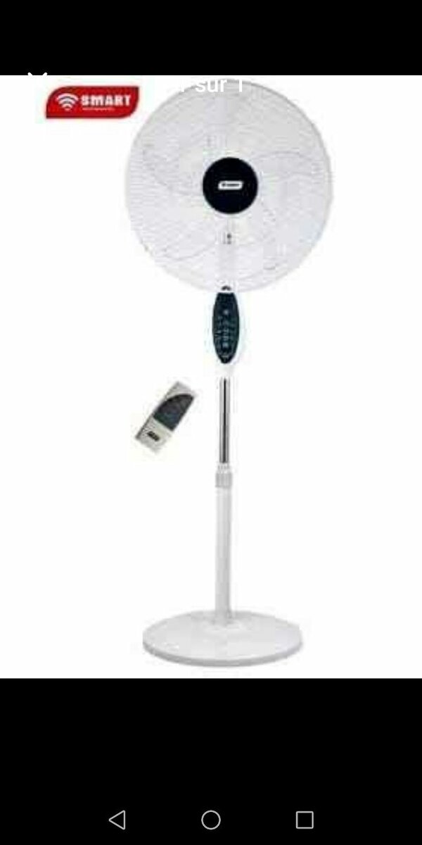 Ventilateur sur pied intelligent