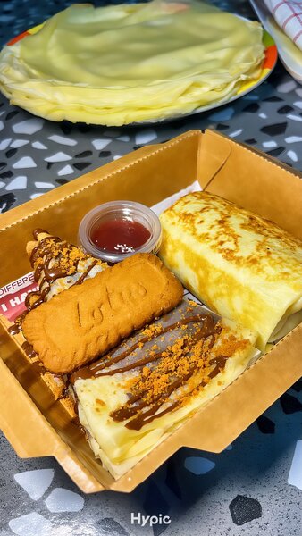 Crêpes mixtes . Sucrée, salée