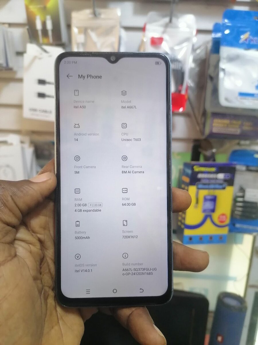 Itel A50