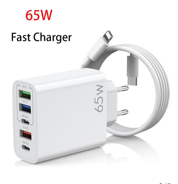 Chargeur iPhone avec 5 support