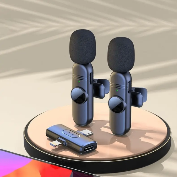 Microphone sans fil double