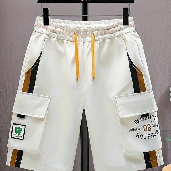 Shorts homme cargo en coton