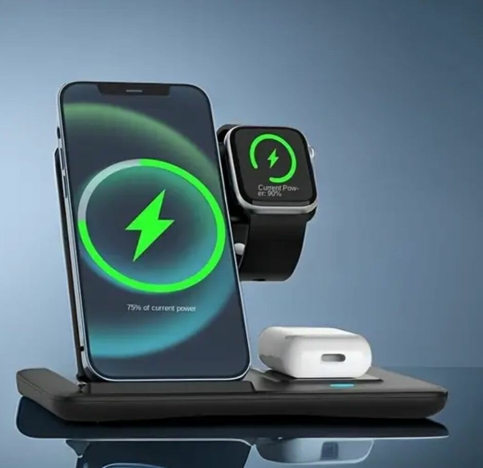 Station de charge sans fil pli