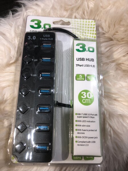 Hub USB 3.0 7 Ports Rapide