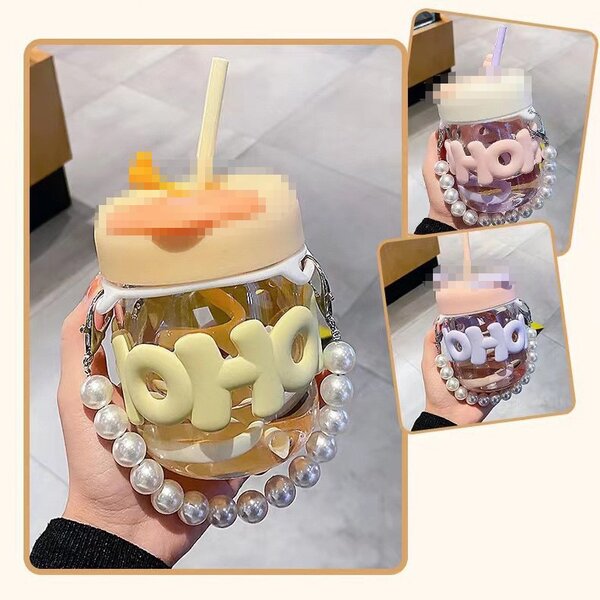 Girlies water cup with chain