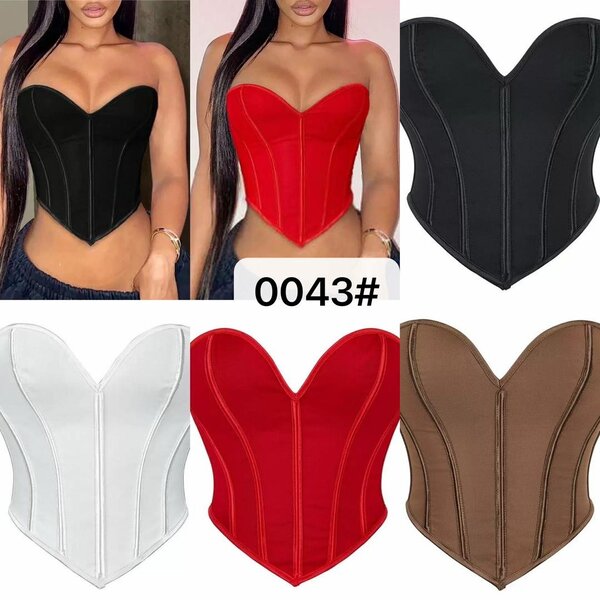 Corset bustier moulant femme