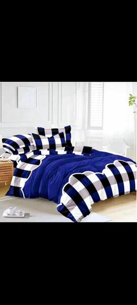 1 king size Bedsheet with 3 pillow cases