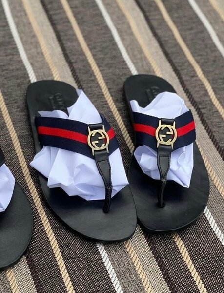 Men leather Slippers