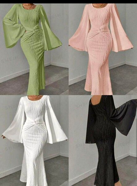 Robe longue fluide élégante