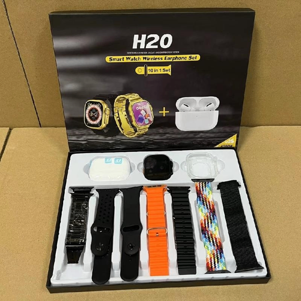 H20 Smart Watch Wireless Earphone sets