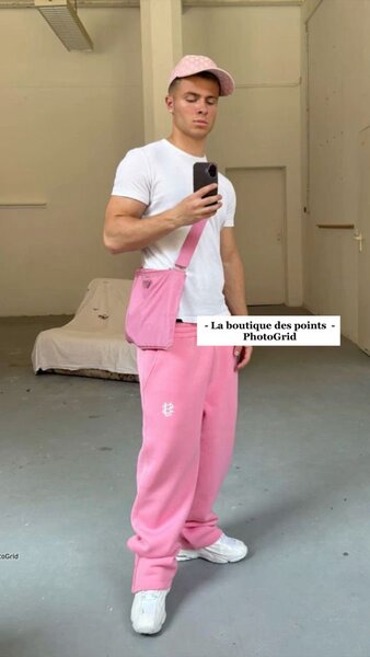 Ensemble de survêtement rose élégant