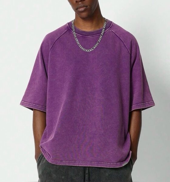 T-shirt oversize violet