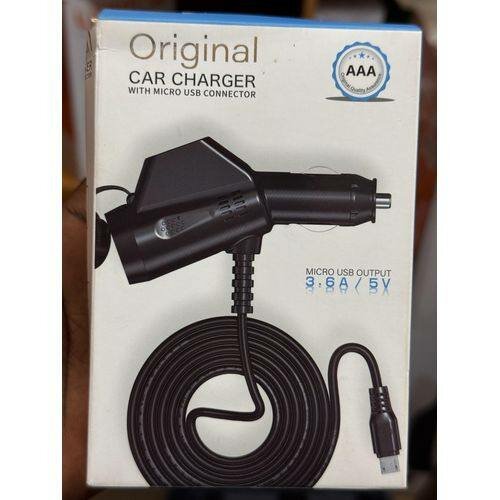 Chargeur voiture USB micro