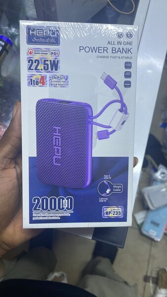 Power Bank HEYU 20000mAh Violet