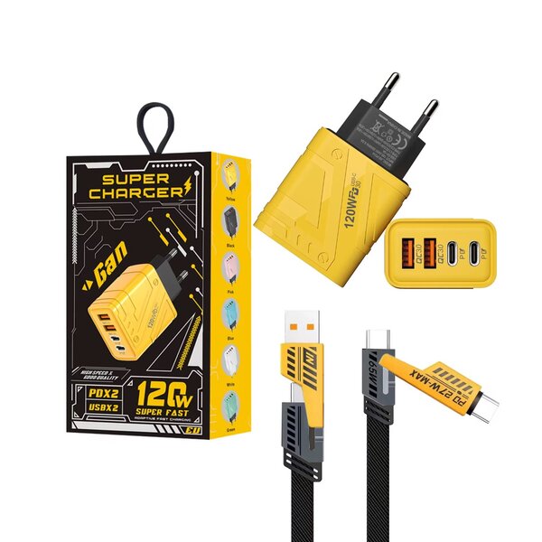 Chargeur rapide USB-C 120W