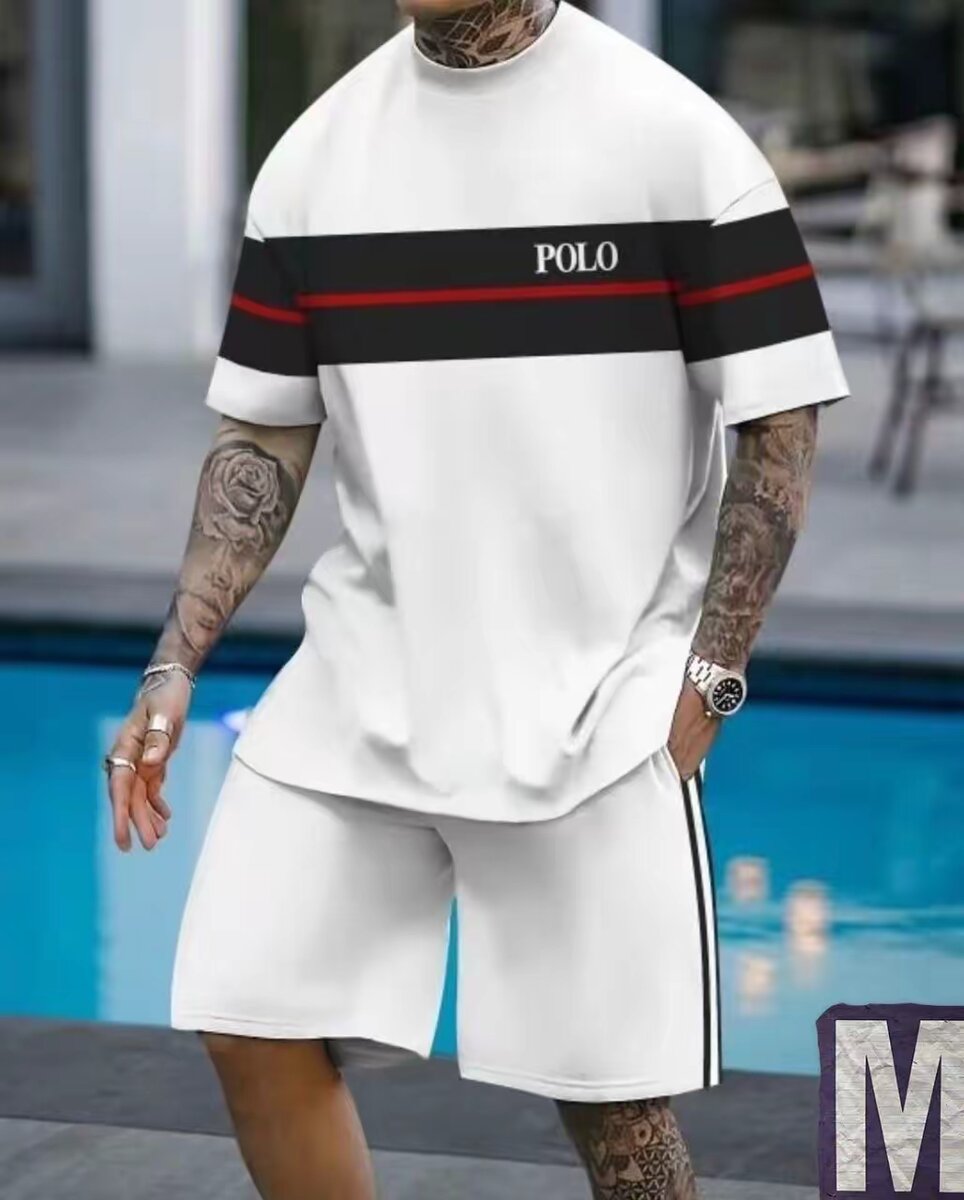 Ensemble Homme Polo T-Shirt et Short