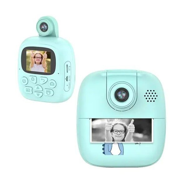 Appareil Photo Enfant HD, Impression Instantanée + carte Mem