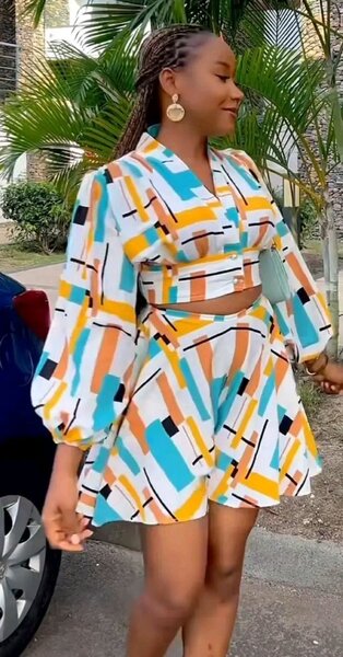 Combinaison à Fleurs Colorée