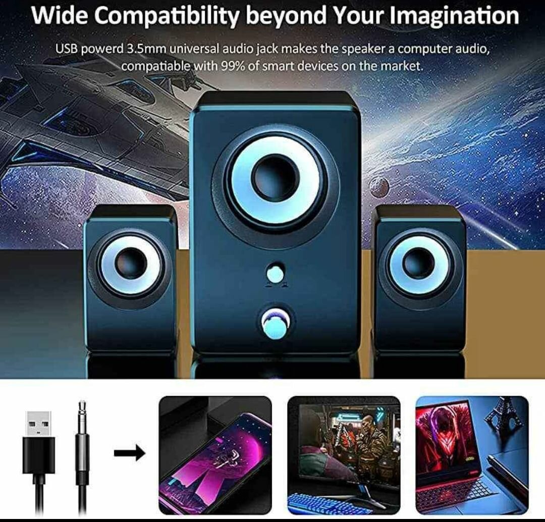 Computer subwoofer speakers