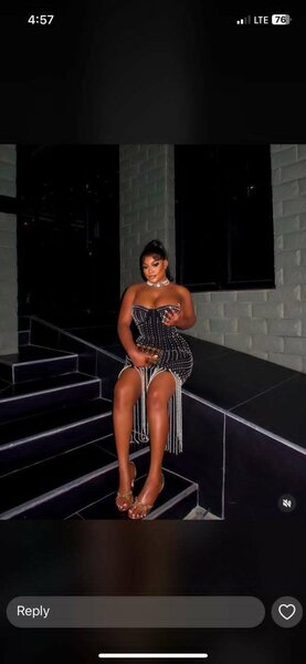 Robe élégante à franges