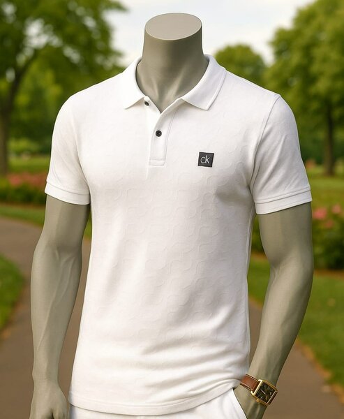 Polo blanc élégant pour homme