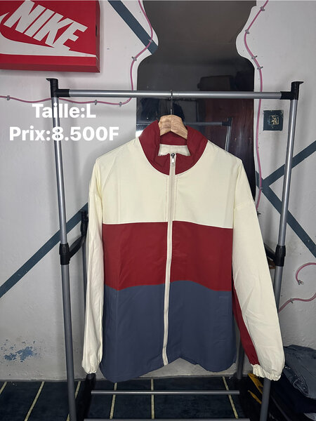 Veste coupe-vent tricolore