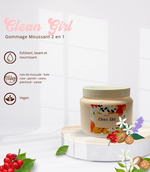 Gommage Moussant Exfoliant Vegan