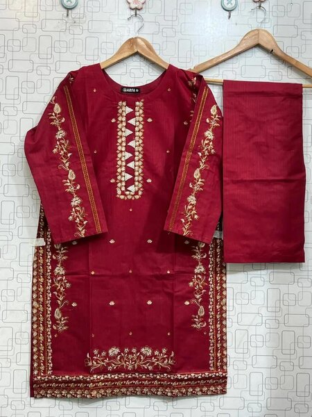 Ladies Winter Embroided Suit