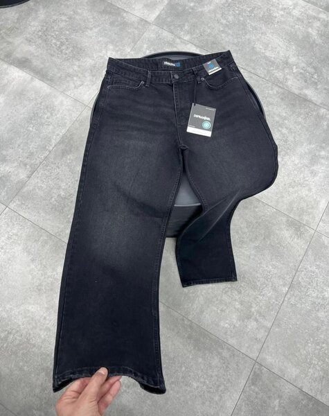 Jean évasé en denim pour femme