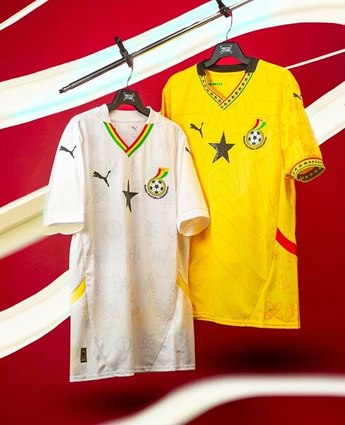 GHANA 2025 jersey Home and away