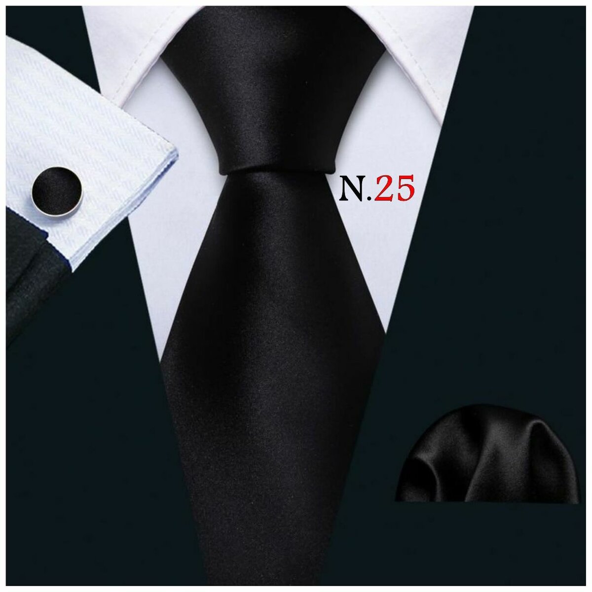 Elegant Silk Tie Set