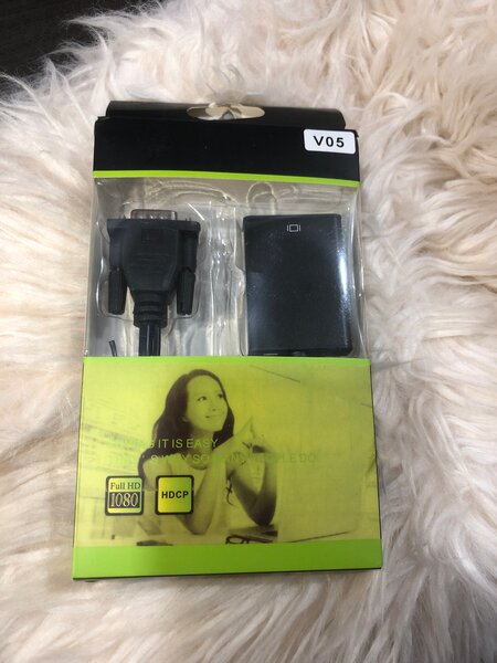 Adaptateur VGA vers HDTV avec audio