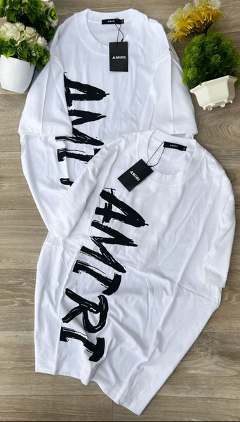 T-shirt blanc imprimé casual
