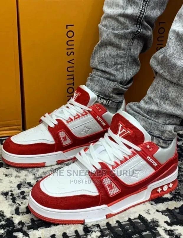 LOUIS VUITTON CLASSIC RED AND WHITE